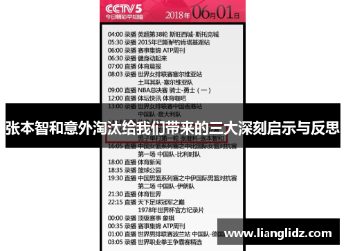 张本智和意外淘汰给我们带来的三大深刻启示与反思